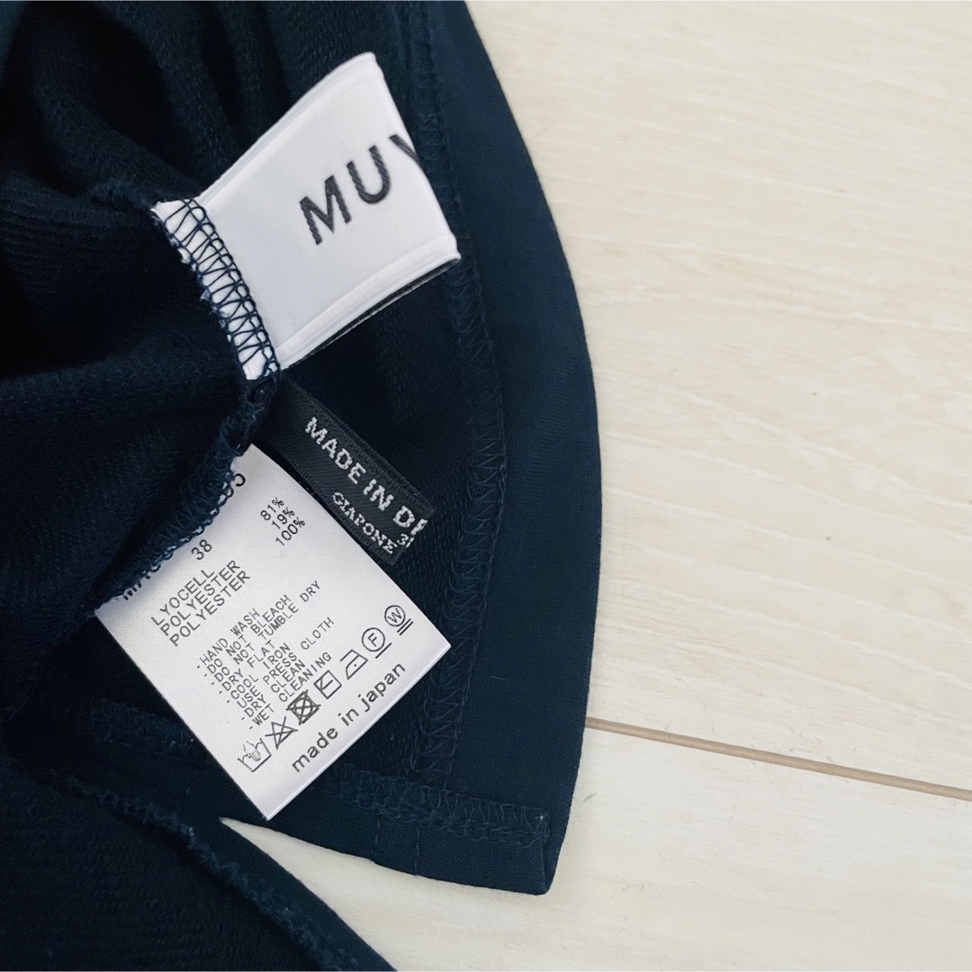 MUVEIL ミュベール 38 スカーフ付 半袖 カットソー 定価24200円