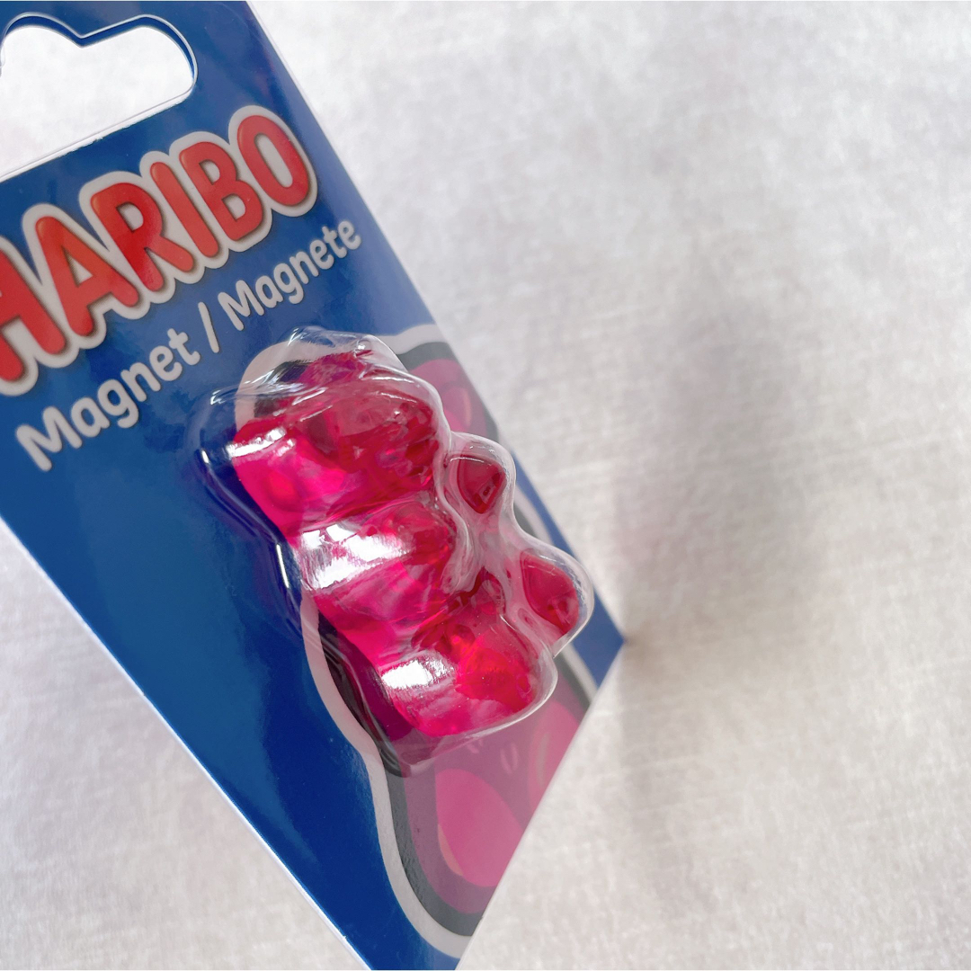 HARIBO【日本未販売】ゴールドベア マグネット ピンクの通販 by HARIBO【日本未販売】ゴールドベア マグネット ピンクの通販 by