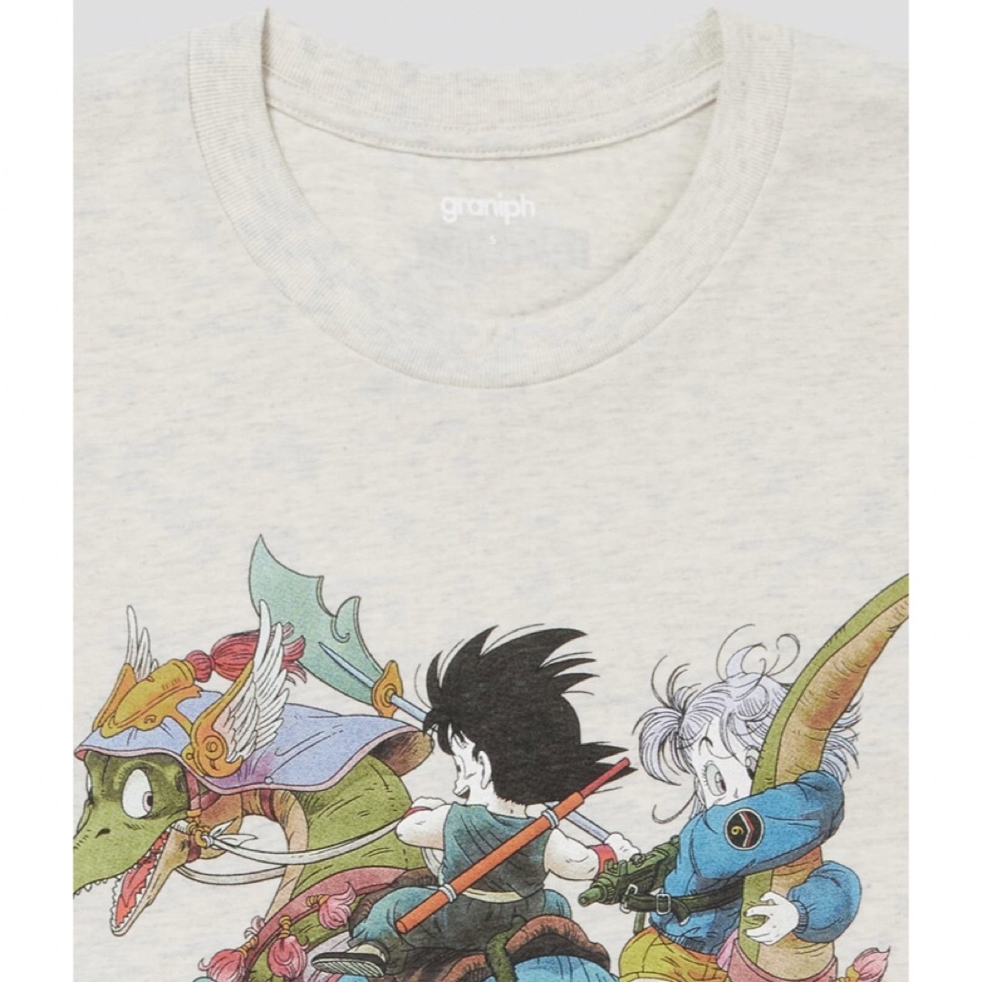 Design Tshirts Store graniph(グラニフ)の新品★グラニフ × ドラゴンボール コラボ Tシャツ 悟空とブルマ★ レディースのトップス(Tシャツ(半袖/袖なし))の商品写真