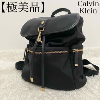 美品 Calvin Klein Jeans カルバンクライン ミニ リュック 黒