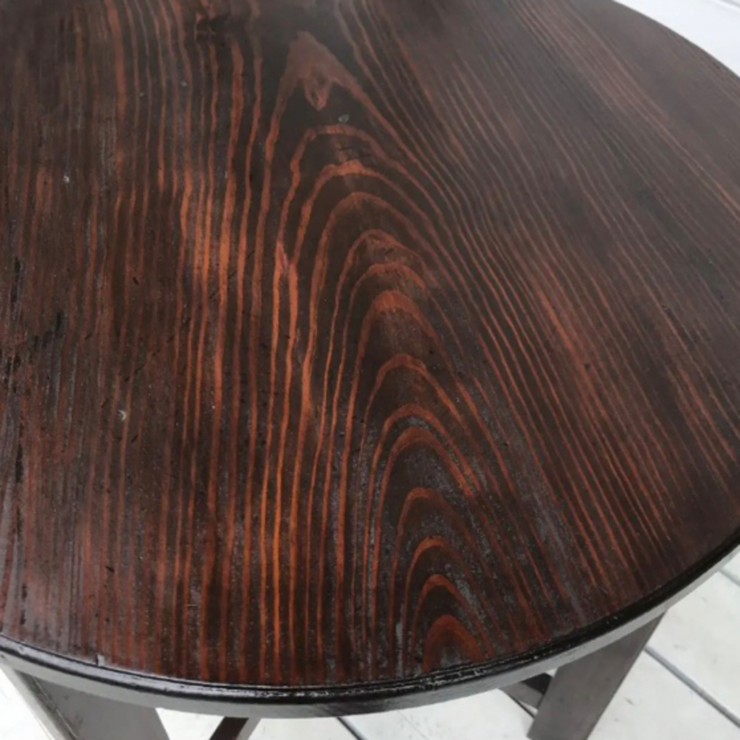 ヴィンテージ　木味の良い　ラウンドテーブル エンタメ/ホビーの美術品/アンティーク(その他)の商品写真