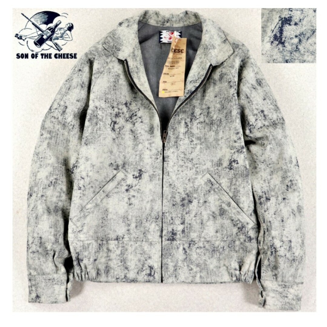 【新品】2.9万円 サノバチーズ 新宿ジャケット ケミカル加工 ジップデニムJK