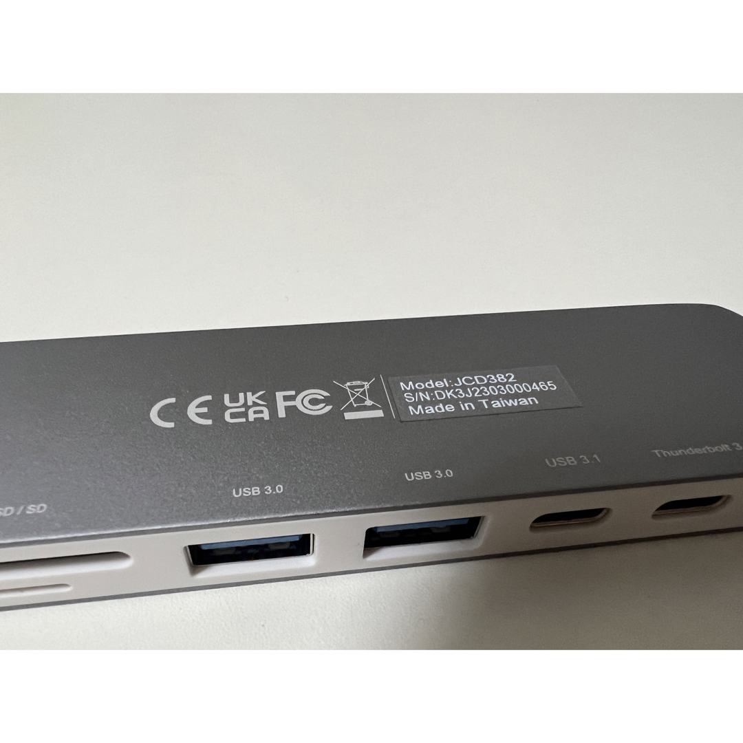 j5 create JCD382 USB Type-C Mini Dock スマホ/家電/カメラのPC/タブレット(PC周辺機器)の商品写真