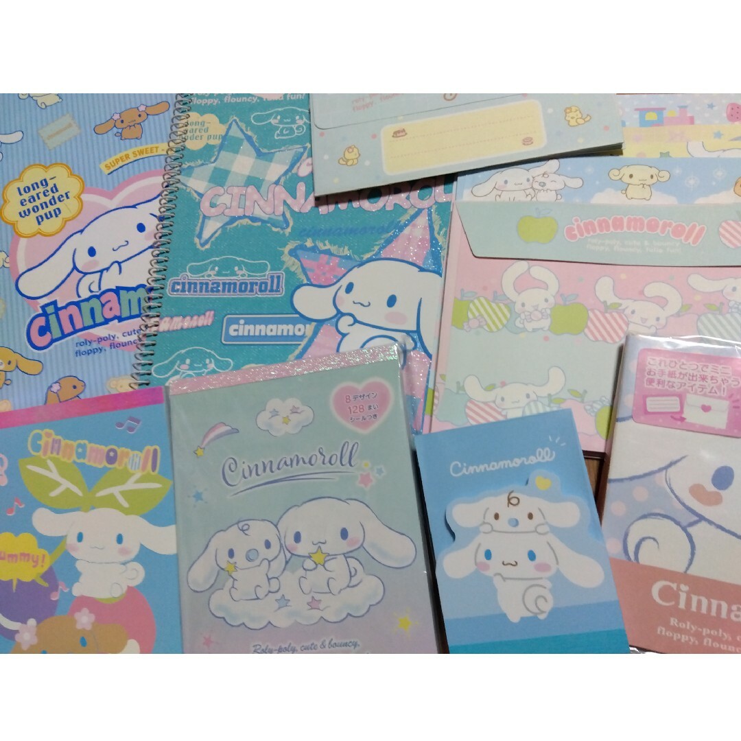 sanrio シナモロール ノート メモ帳 レターセット set*