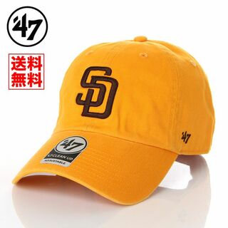 フォーティセブン(47 Brand)の新品 47BRAND SD サンディエゴ パドレス キャップ イエロー 帽子(キャップ)