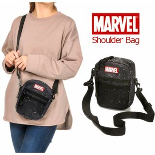 マーベル(MARVEL)の【最終価格】MARVEL マーベル ミニショルダーバッグ ネイビー 未使用保管品(ショルダーバッグ)