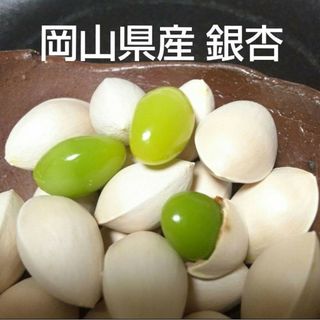 （令和5年）2023年 岡山県産 銀杏 ぎんなん 500g ギンナン 無農薬(野菜)