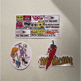 TOYMACHINE ステッカー3枚セット(しおり/ステッカー)