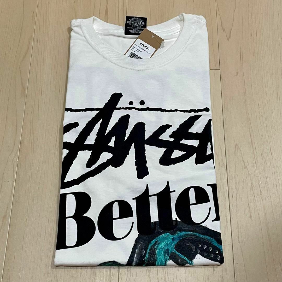 限定コラボ！STUSSY×NIKEロゴTシャツM/別注ステューシーナイキグレー灰