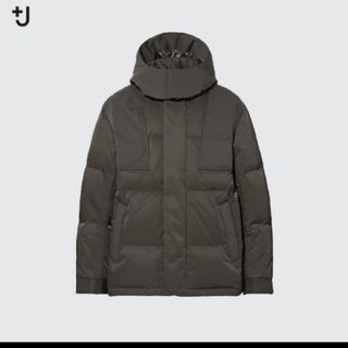 +J ダウンオーバーサイズパーカ　XS ジルサンダー　カーキ　UNIQLO　新品