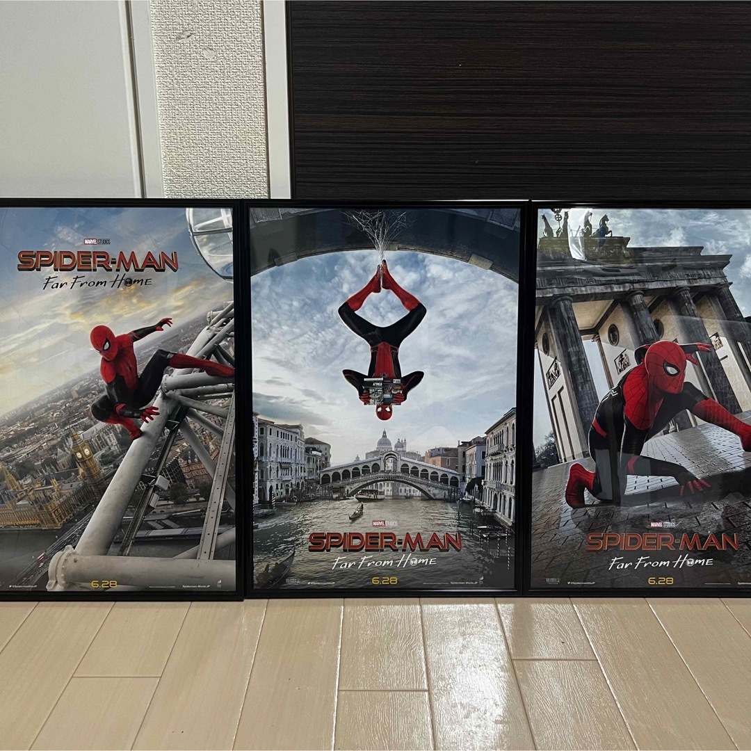 スパイダーマン ファーフロムホーム 　約102cm×69cm 両面印刷　ポスターIMAX