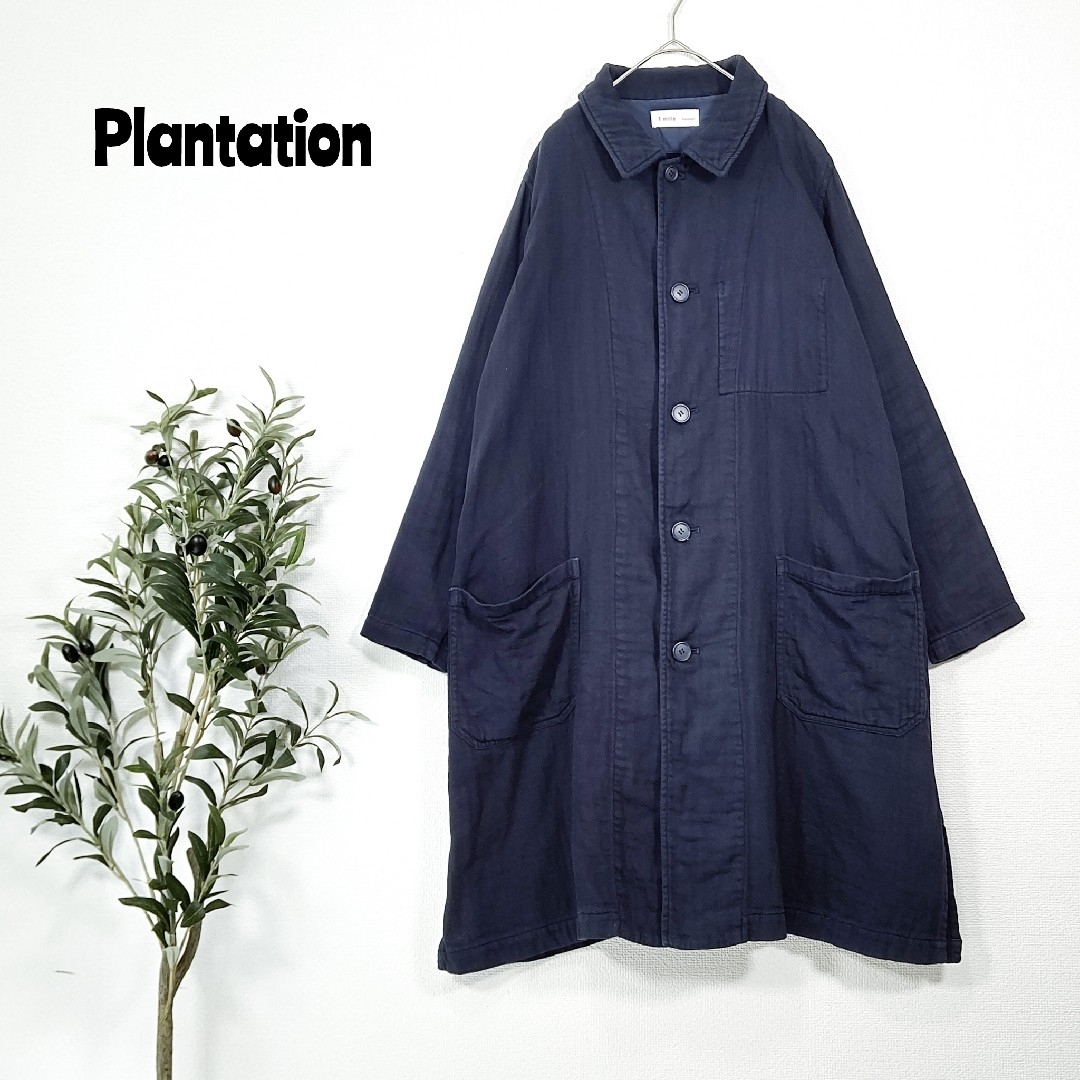 plantation プランテーション コート（その他） M 紺