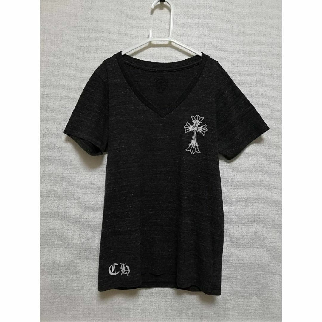 Chrome Hearts(クロムハーツ)のクロムハーツ Vネック ダブルクロス Tシャツ メンズのトップス(Tシャツ/カットソー(半袖/袖なし))の商品写真