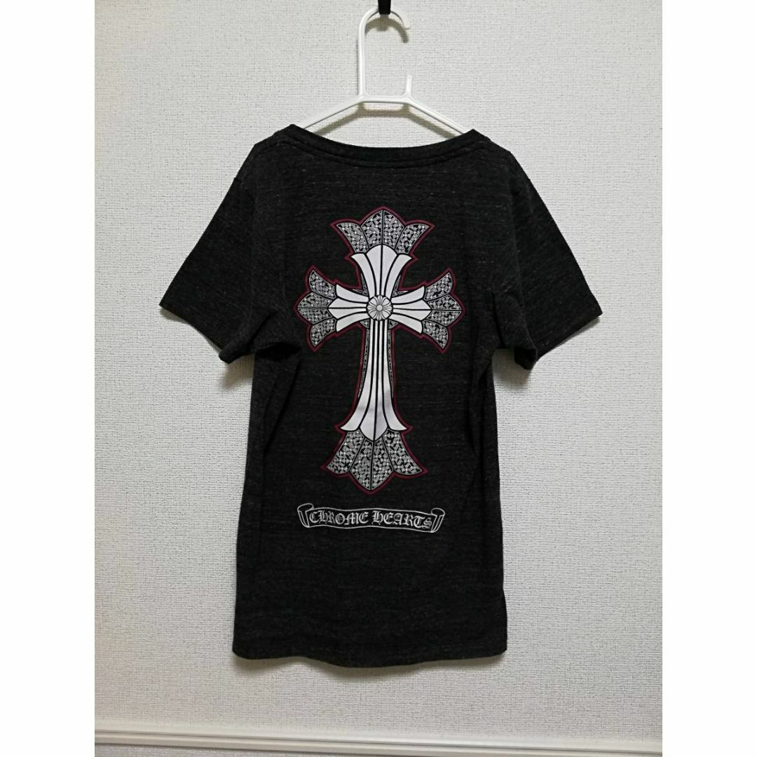 Chrome Hearts(クロムハーツ)のクロムハーツ Vネック ダブルクロス Tシャツ メンズのトップス(Tシャツ/カットソー(半袖/袖なし))の商品写真