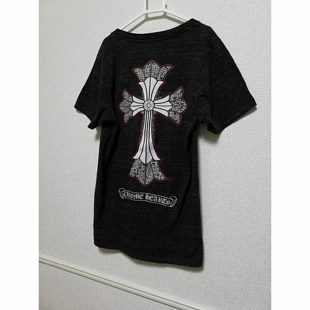 Chrome Hearts(クロムハーツ)のクロムハーツ Vネック ダブルクロス Tシャツ メンズのトップス(Tシャツ/カットソー(半袖/袖なし))の商品写真