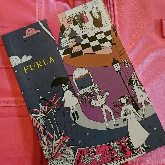 Furla(フルラ)のフルラ  雑誌付録   ポーチケース  ノート付き レディースのファッション小物(ポーチ)の商品写真