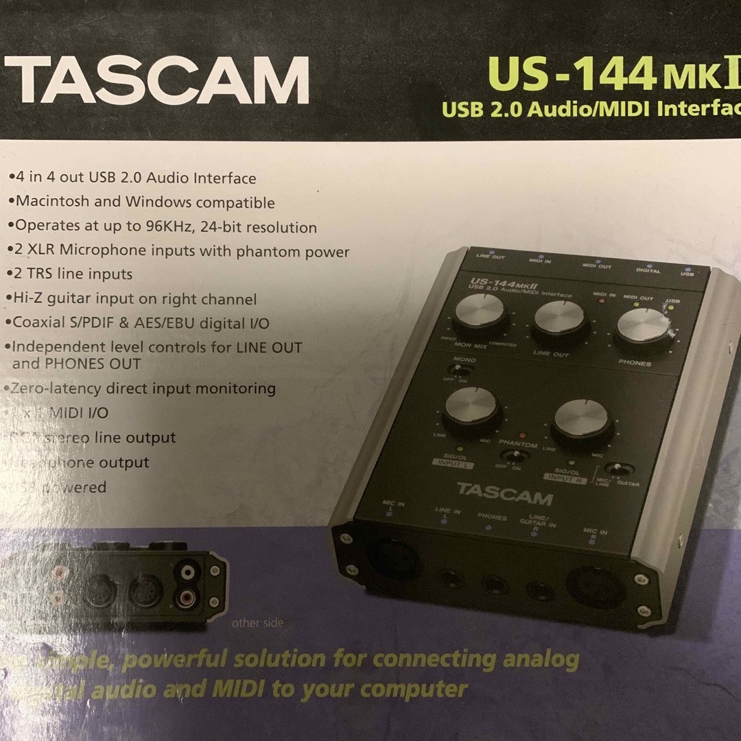 TASCAM US-144MK II オーディオインターフェース 3