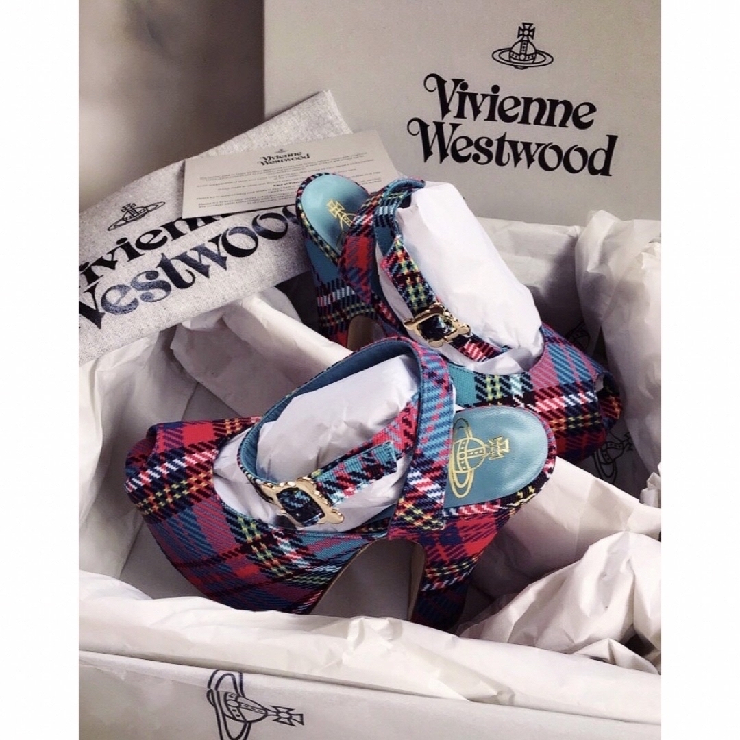 Vivienne Westwood(ヴィヴィアンウエストウッド)の新品未使用品‪♥ヴィヴィアンウエストウッド‪♥エレベーテッドヒールサンダル♥ レディースの靴/シューズ(サンダル)の商品写真