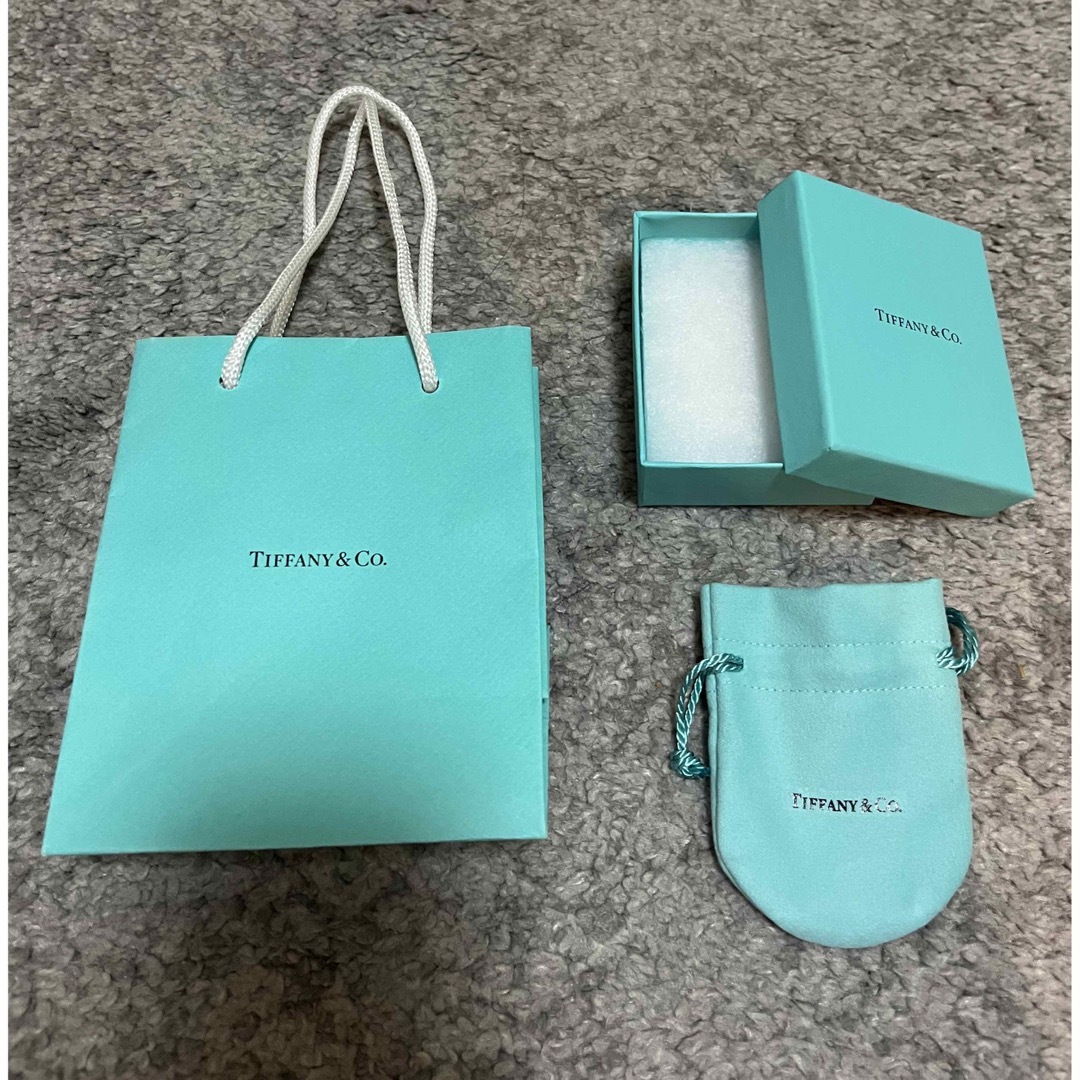 Tiffany & Co. - ティファニー ネックレス空箱＋ショッパーセットの