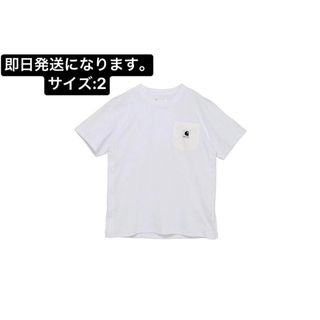 サカイ(sacai)のCarhartt x sacai T-shirt "White"(Tシャツ/カットソー(半袖/袖なし))