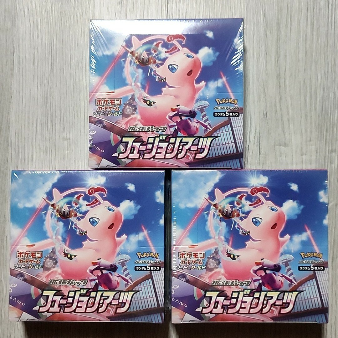 3box!! 新品未開封 シュリンク付 フュージョンアーツ - www