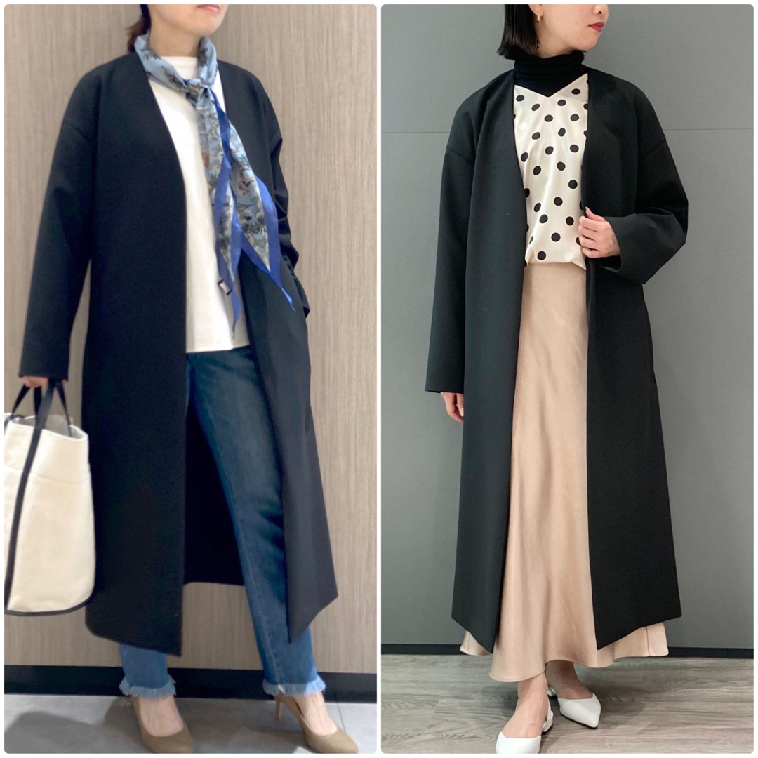 Theory luxe - theory luxe 21SS Versa ロングコート 紺の通販 Theory luxe - theory luxe 21SS Versa ロングコート 紺の通販