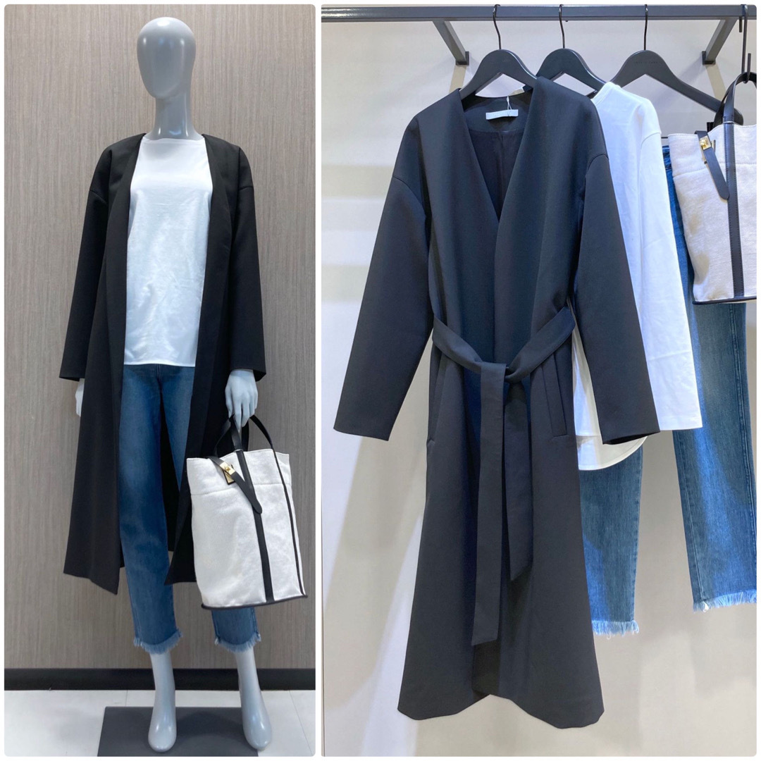 Theory luxe - theory luxe 21SS Versa ロングコート 紺の通販 Theory luxe - theory luxe 21SS Versa ロングコート 紺の通販