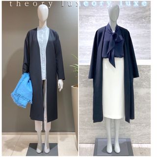 theory luxe 21SS Versa ロングコート　紺