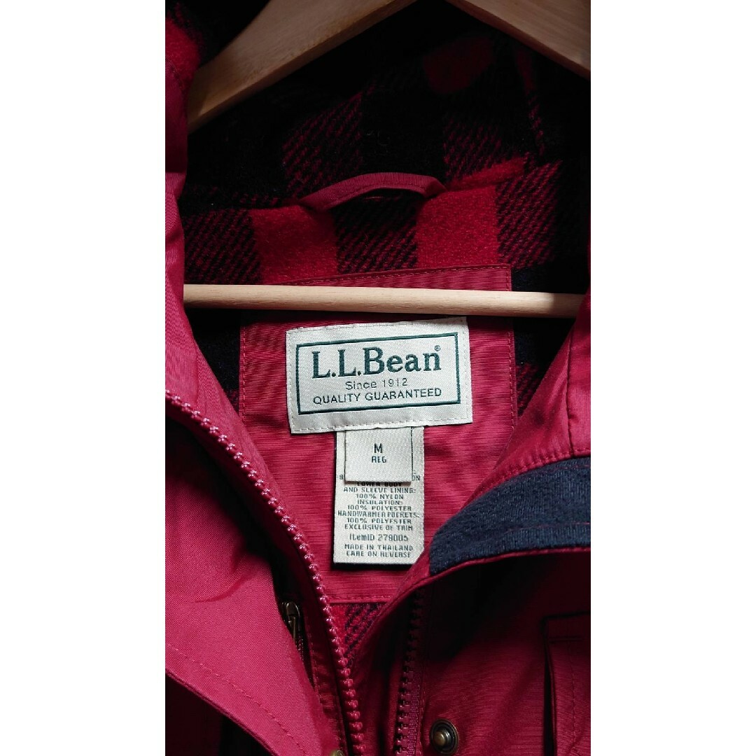 L.L.Bean 60/40クロス マウンテン パーカー ワインレッド M 裏地