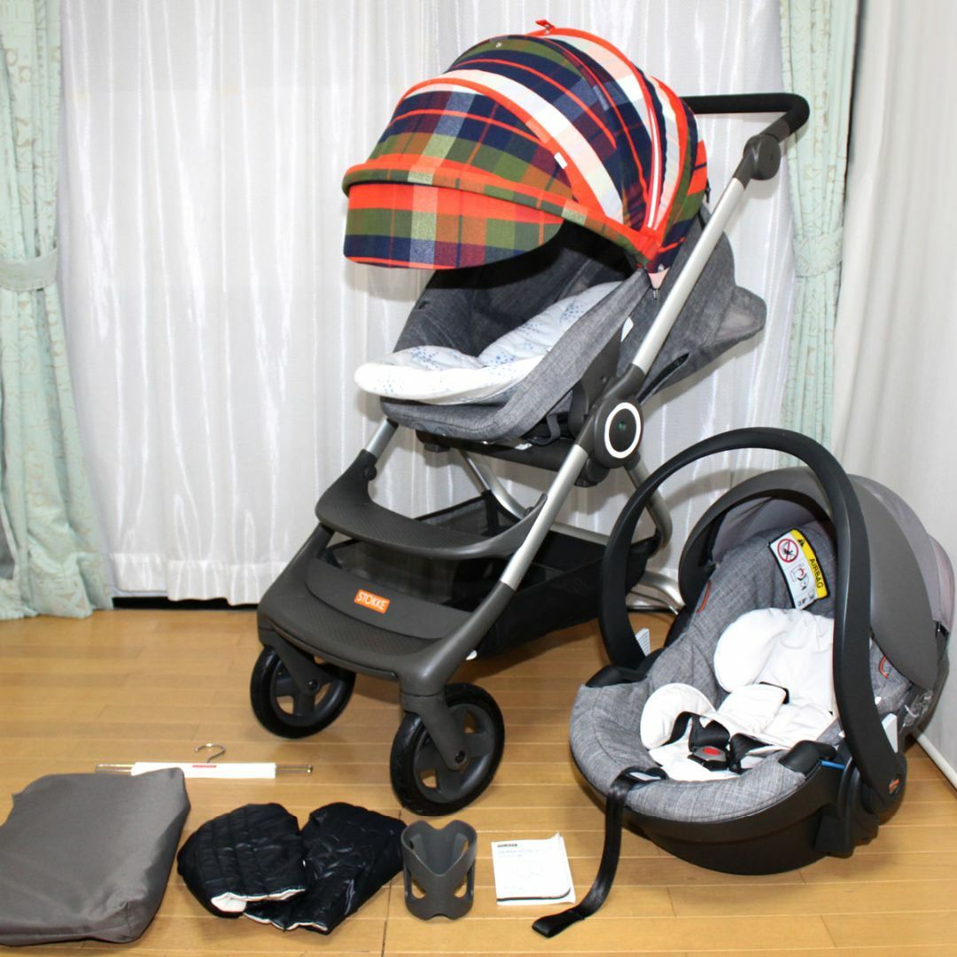 Stokke(ストッケ)の美品 Stokke ストッケ スクート２＋イージーゴー エックスワン◆新生児～◆ キッズ/ベビー/マタニティの外出/移動用品(ベビーカー/バギー)の商品写真