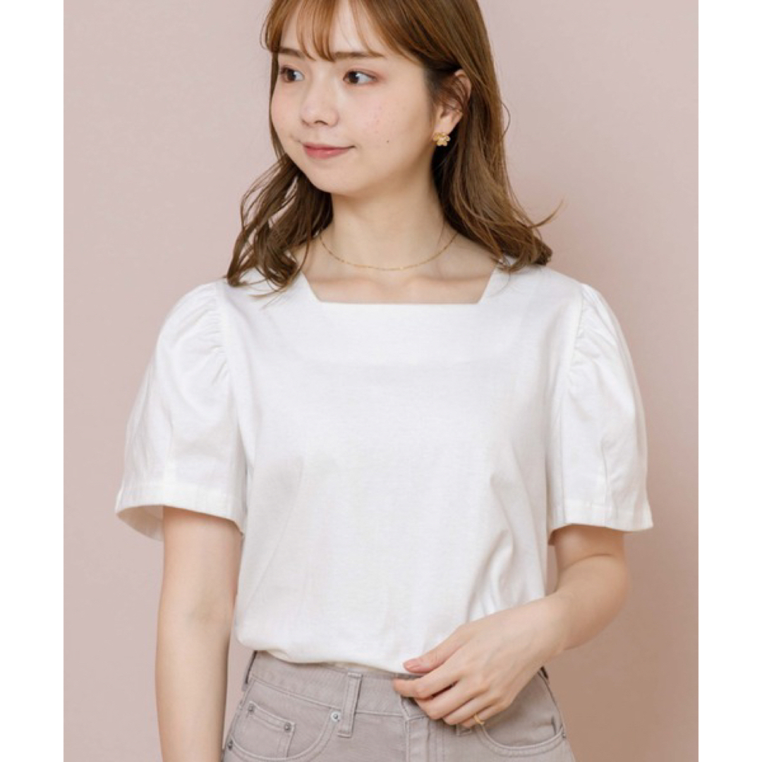 flower(フラワー)のバックリボンスイートTシャツ*flower レディースのトップス(Tシャツ(半袖/袖なし))の商品写真