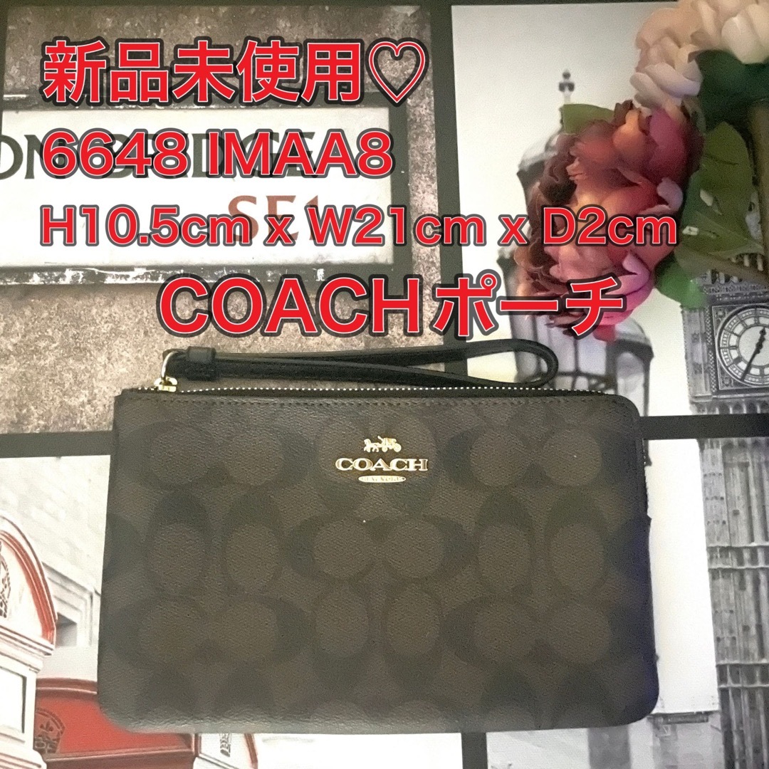 未使用品COACH ミニポーチ　(ウエストポーチ)