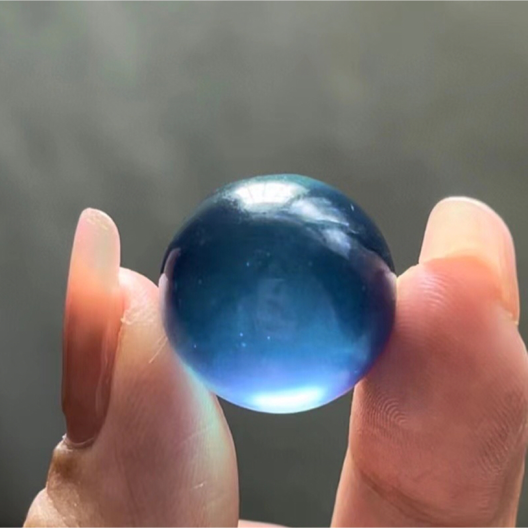 天然】アクアマリン 丸玉 17.9mm-