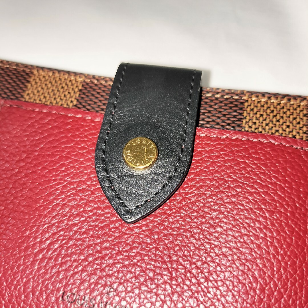 LOUIS VUITTON(ルイヴィトン)のルイ・ヴィトン   ダミエ ポルトフォイユ　ジュリエット ボルドー N60381 レディースのファッション小物(財布)の商品写真