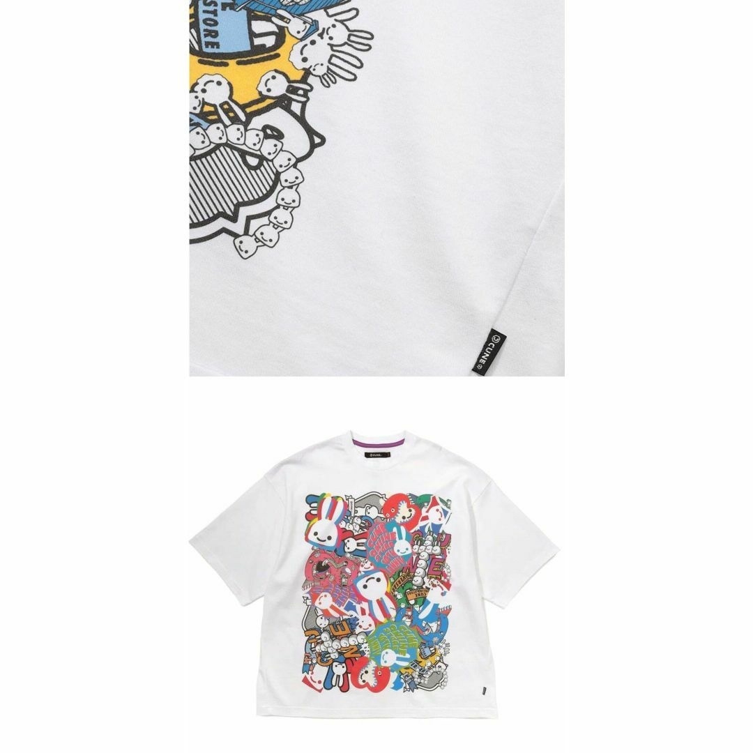 日本製定価15400円新品 cune キューン うさぎ 10周年記念 Tシャツ3 - T
