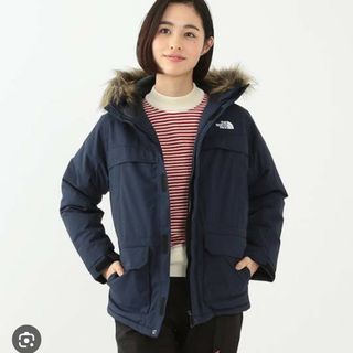良品 ノースフェイス マクマードパーカ NDJ91760 ネイビー 130
