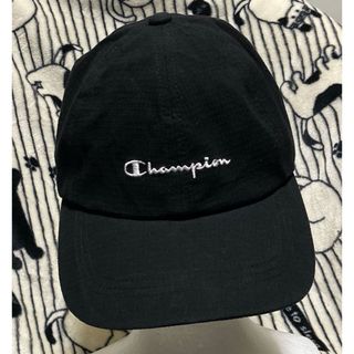 チャンピオン(Champion)の洗濯済!!大人気キャップ♪【Champion チャンピオン】黒キャップ帽子CAP(キャップ)