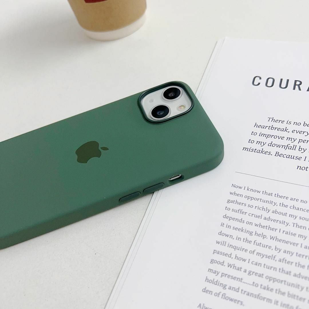 新品】純正互換品iPhone 15 pro シリコンケース サイプレスの 新品】純正互換品iPhone 15 pro シリコンケース サイプレスの