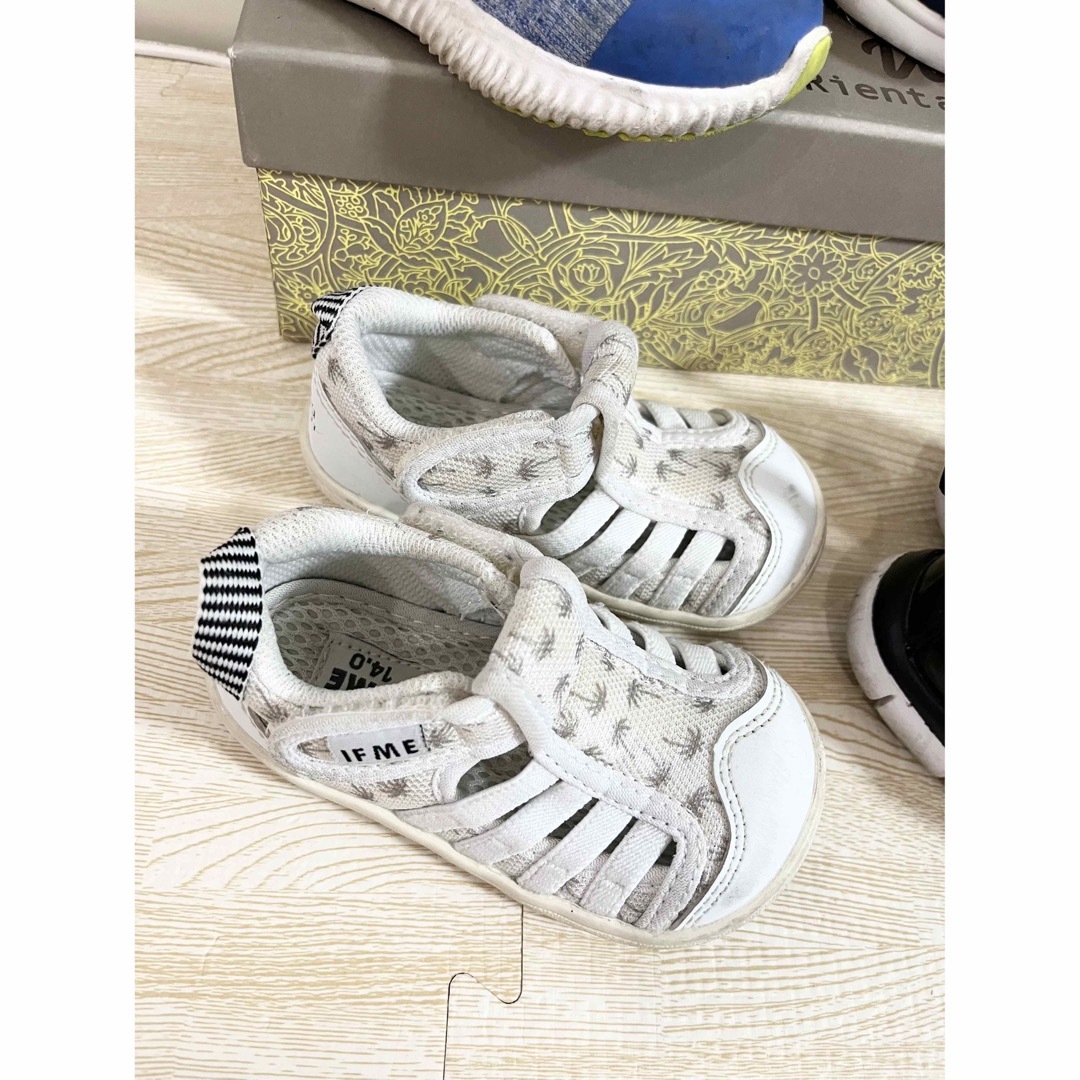 美品☆ adidas NIKE IFMEキッズ靴　子供靴まとめ売り　スニーカー キッズ/ベビー/マタニティのベビー靴/シューズ(~14cm)(スニーカー)の商品写真