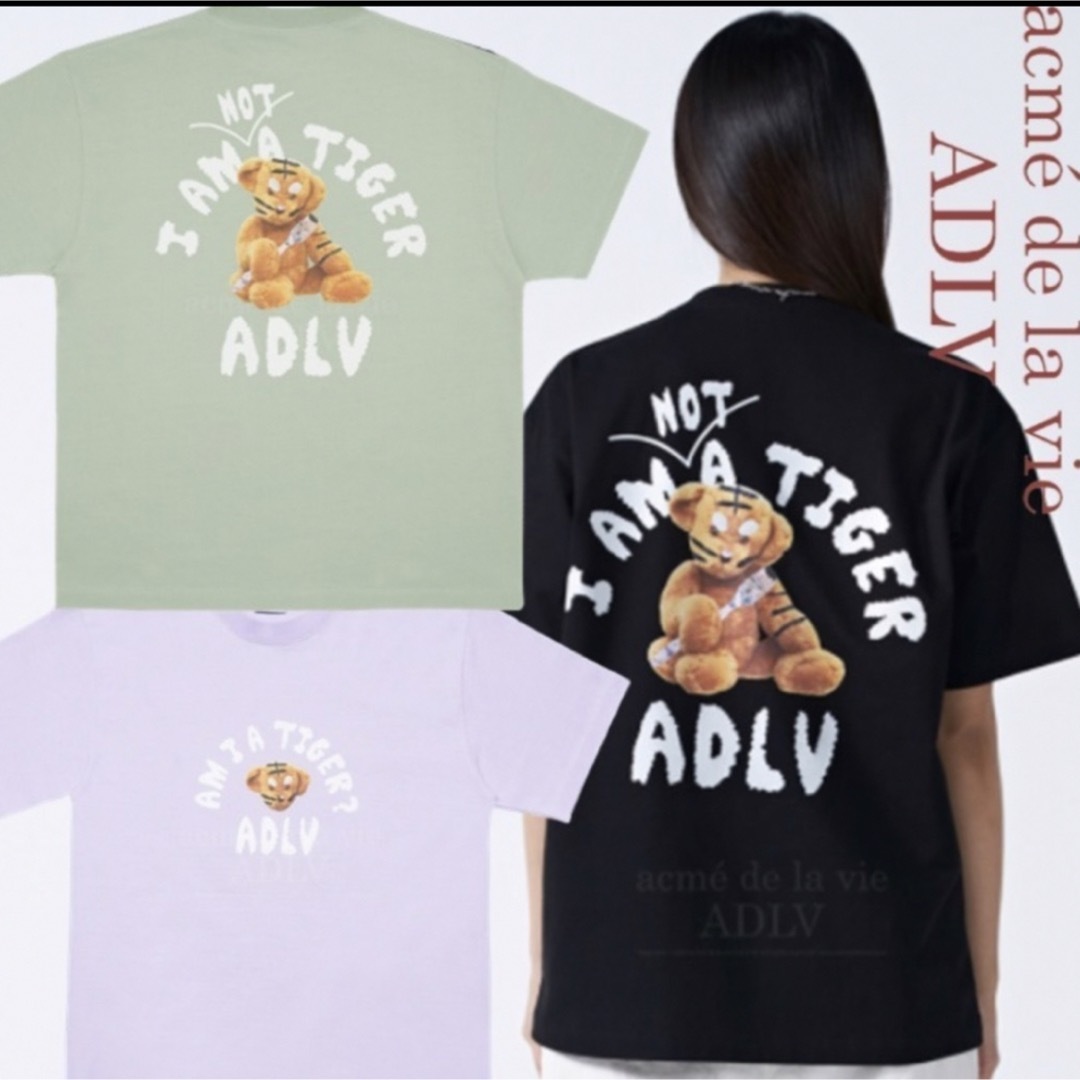 KENZO - 韓国 ブランド ADLV アクメドラビ TIGER Tシャツ ブラックの