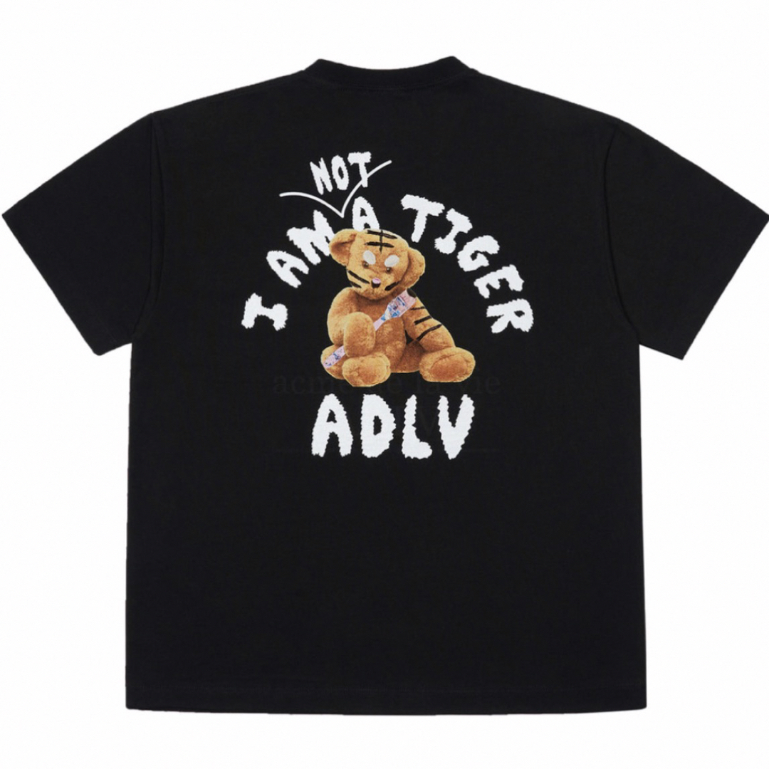韓国 ブランド ADLV アクメドラビ TIGER Tシャツ ブラック