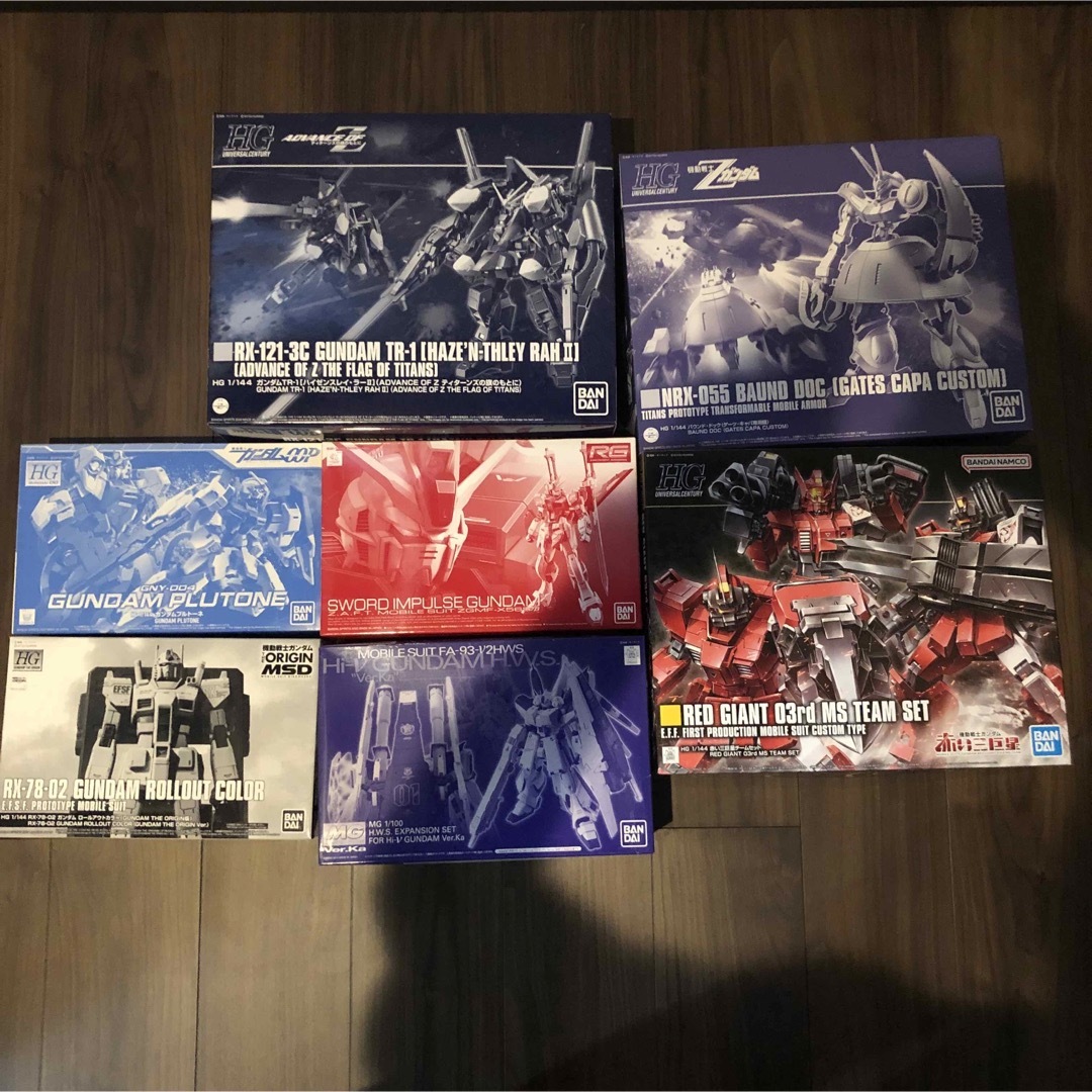 BANDAI - 新品・未使用 ガンプラ MG、RG、HG 計7体 セットの通販 by