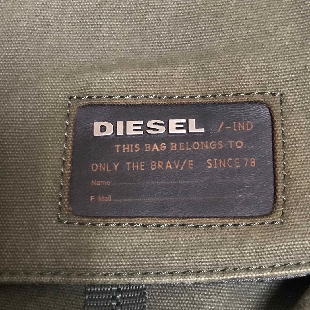 y2k 00s 90s DIESEL ショルダーバッグ グランジ カーキー 5