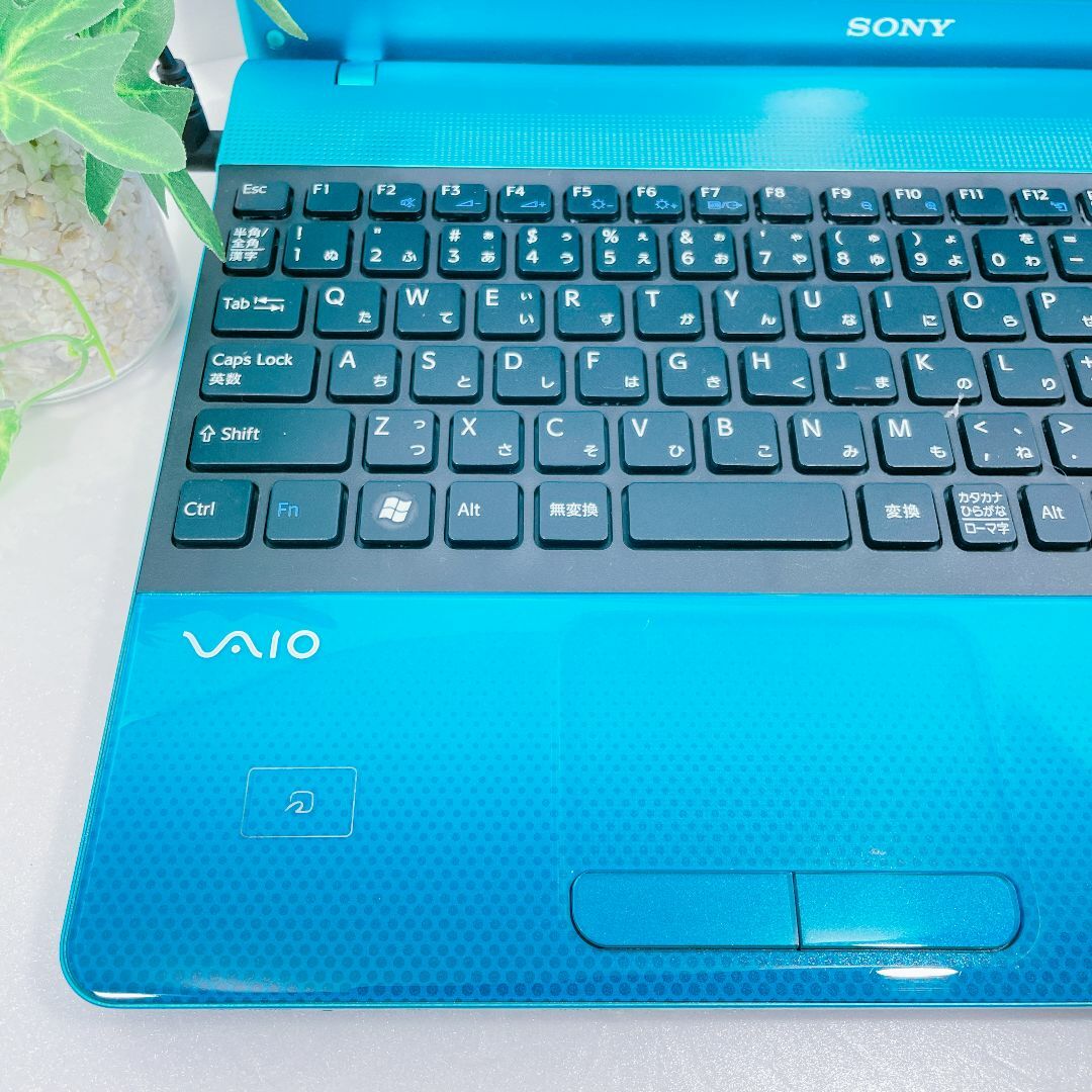 VAIO - 美品☀️VAIO✨カメラ付き✨ノートパソコン✨Zoomに♪鮮やか青
