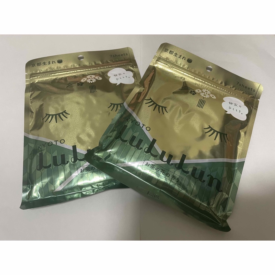 lululun 京都ルルルン お茶の花の香り 7枚×4袋 抹茶 フェイスマスク