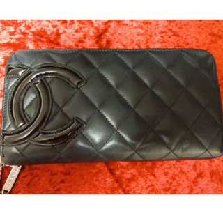 シャネル(CHANEL)のCHANEL♡カンボンライン　ラウンドジップ長財布♡(財布)