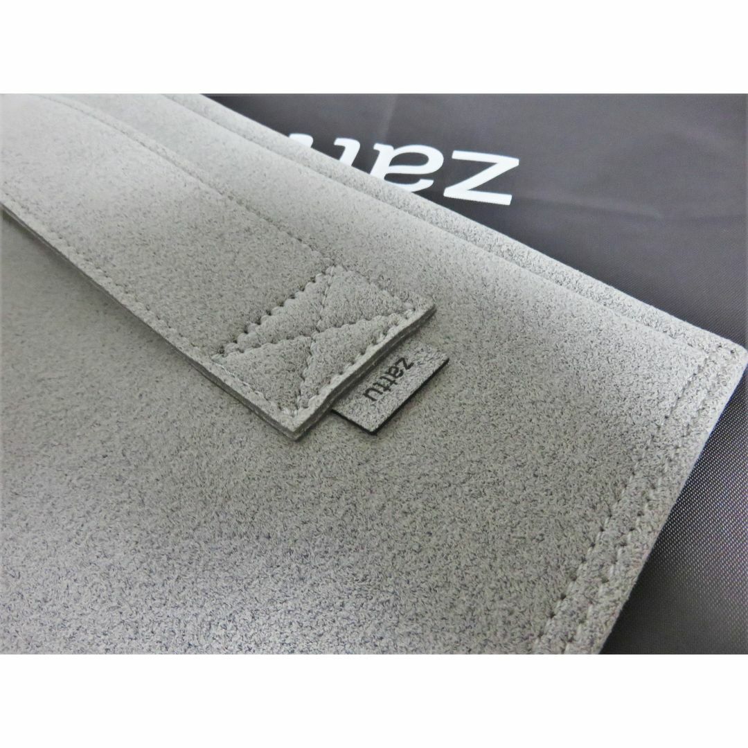 zattu(ザッツ)の新品 zattu PLEX マイクロファイバースエード グレー 日本製  メンズのバッグ(その他)の商品写真
