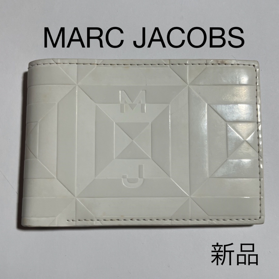 新品 Marc Jacobs 二つ折り財布 ホワイト