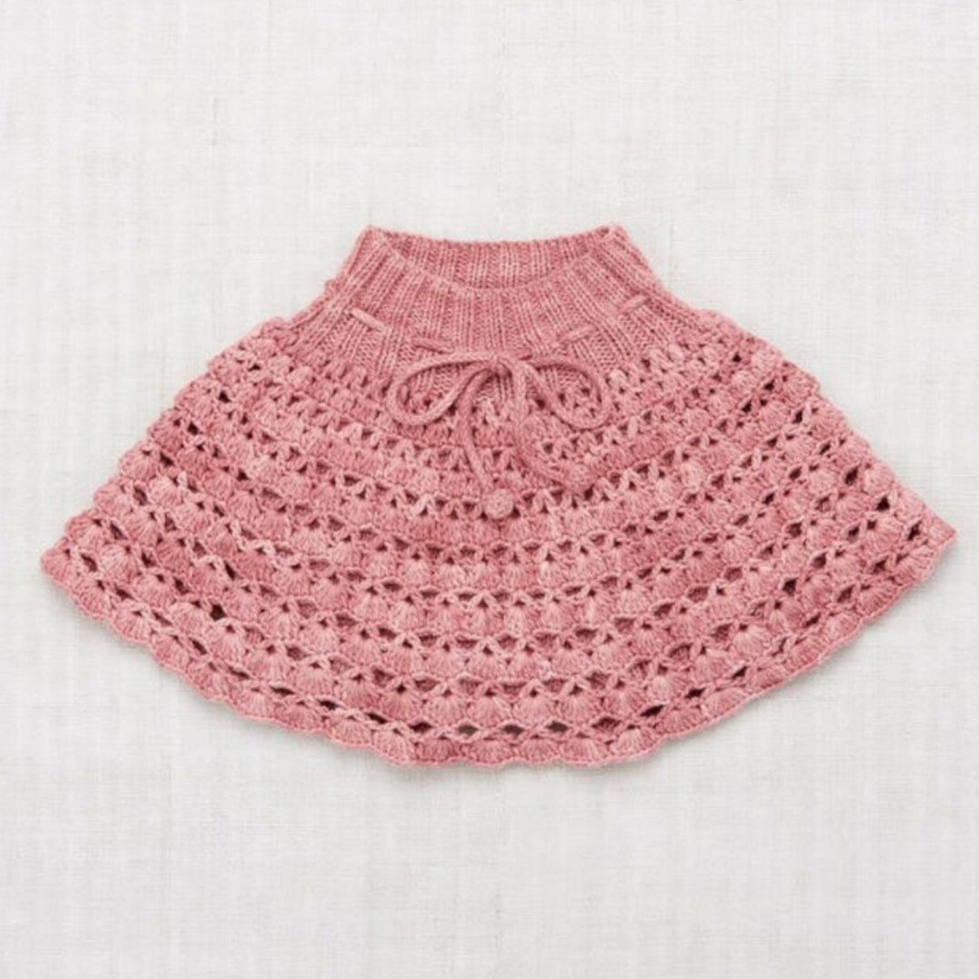 □美品□mishau0026puff□crochet skating skirt-