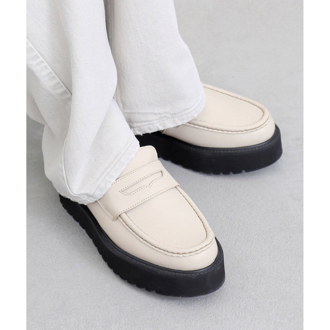 【CAMINANDO/カミナンド】PLATFORM LOAFERS  ホワイト